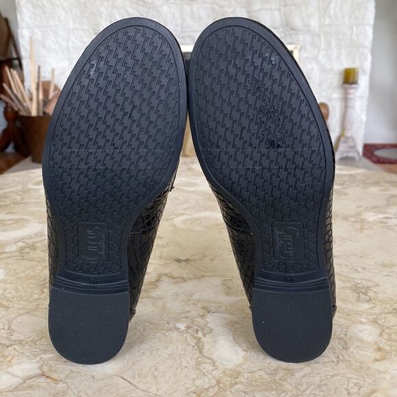 Circus by Sam Edelman Hannon Croc Embossed Penny Loafers - Picture 9 of 13